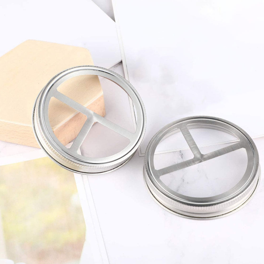 Mason Jar Wide Mouth - 3Pcs Stainless Steel Mason Jar Toothbrush