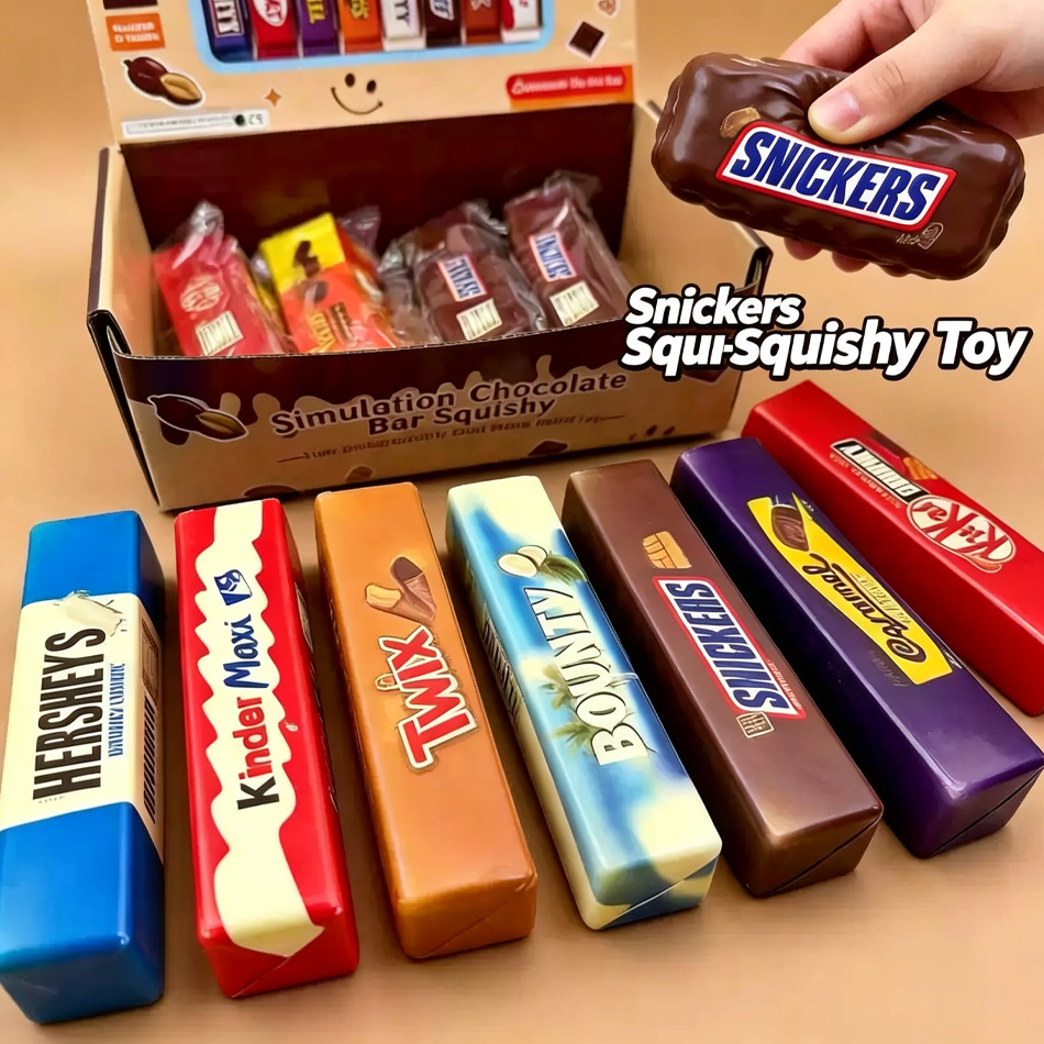 Food Storage Heat - Blind Box Simulated Chocolate Candy Bar