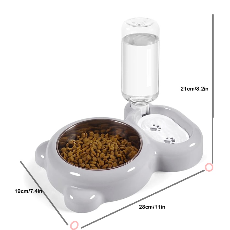 Food Storage Dispenser - Cat feeding water dispenser, pet water