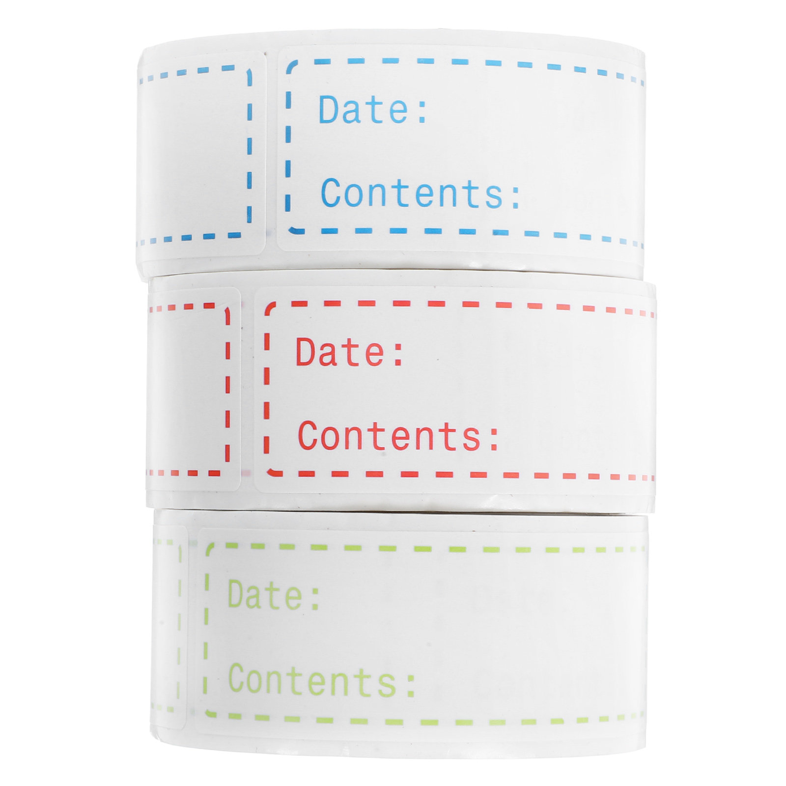 Food Storage Expiration Dates - 3 Rolls Removable Food Labels Stickers