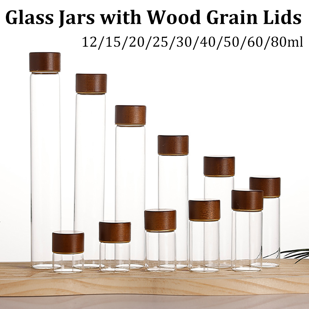 Food Storage Glass Containers - Glass Spice Jars Seasoning Containers Small
