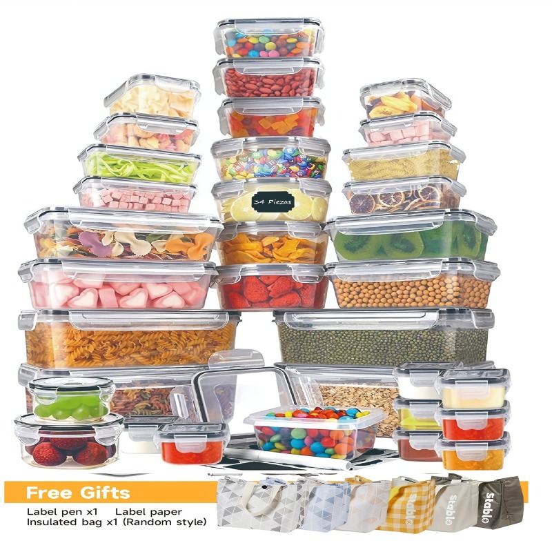 Food Storage Warehouse - 48PCS BPA-Free Food Storage Set –