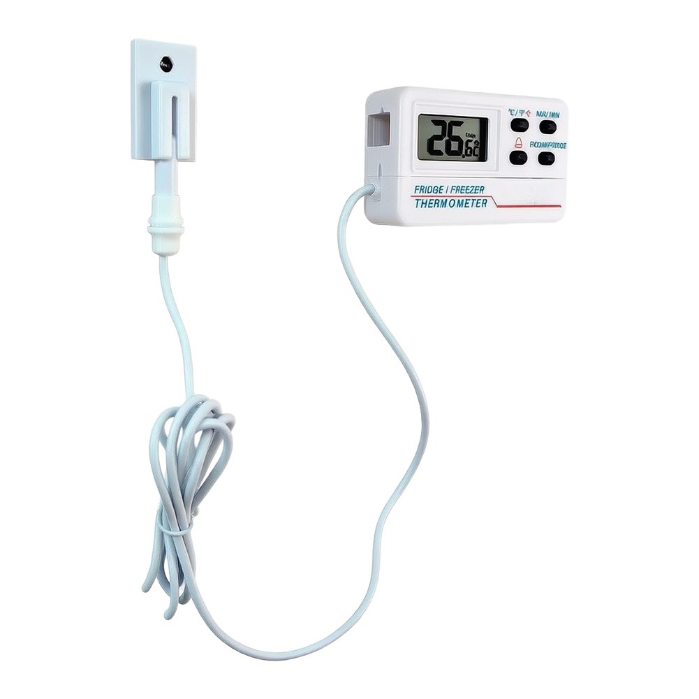 Food Storage Food Safety - Digital Refrigerator Thermometer With Alarm High
