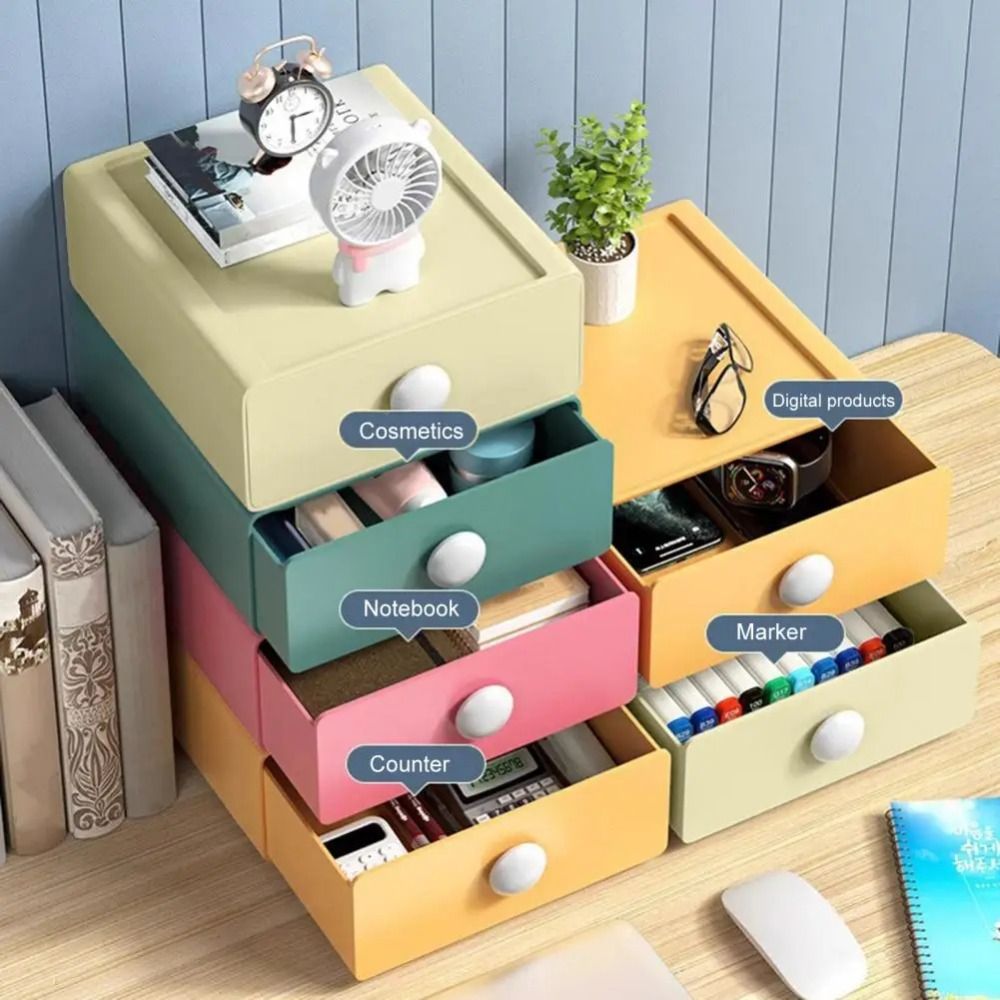 Stackable Desk Organizer Box D - Stackable Pantry Bin ulasan dan harga