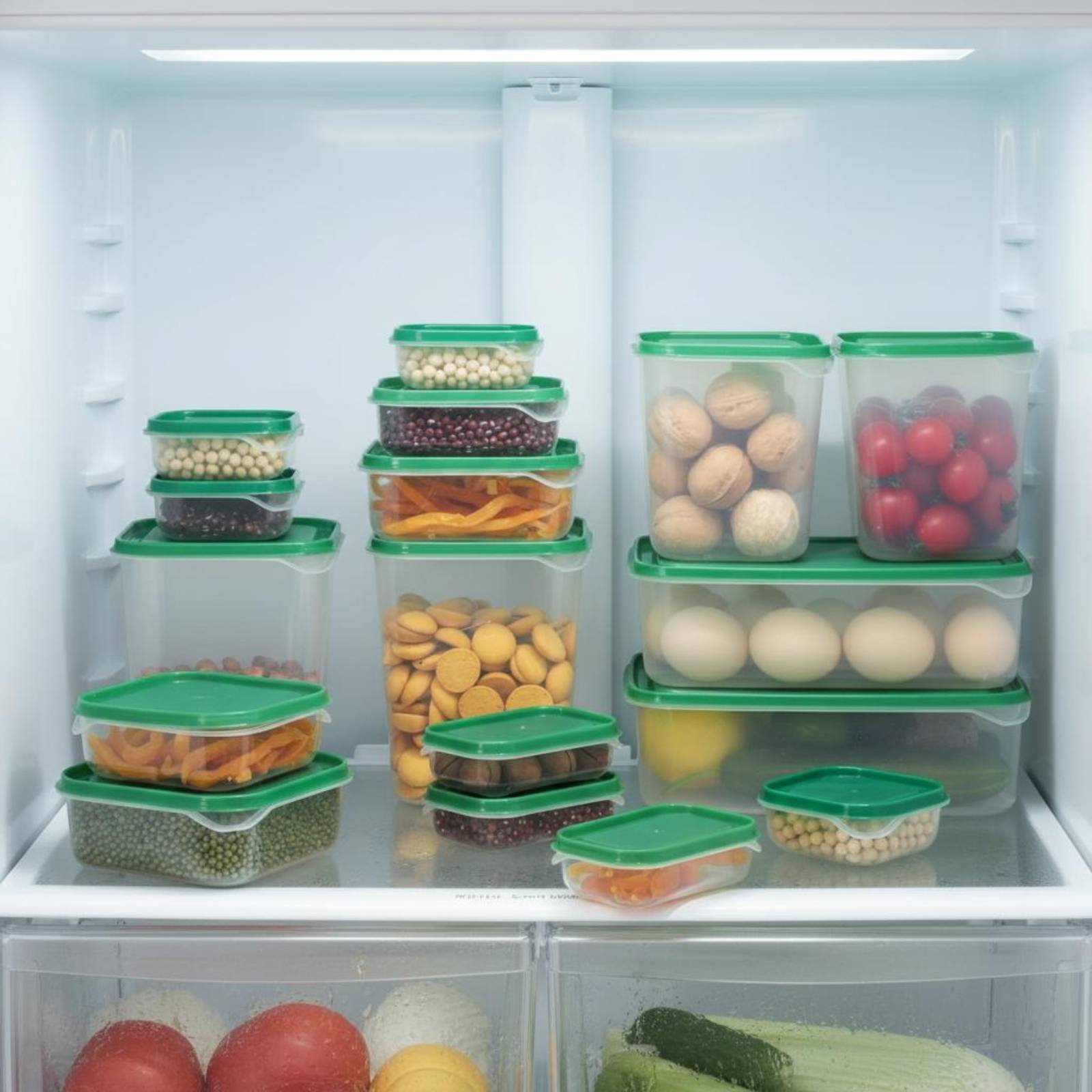 17 Pieces Fridge Storage Box S - Food Storage Containers Plastic Box ulasan dan harga