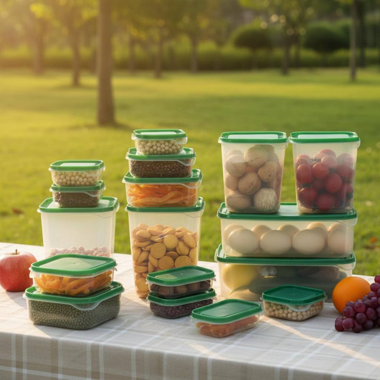 17 Pieces Fridge Storage Box S - Food Storage Containers Plastic Box ulasan dan harga