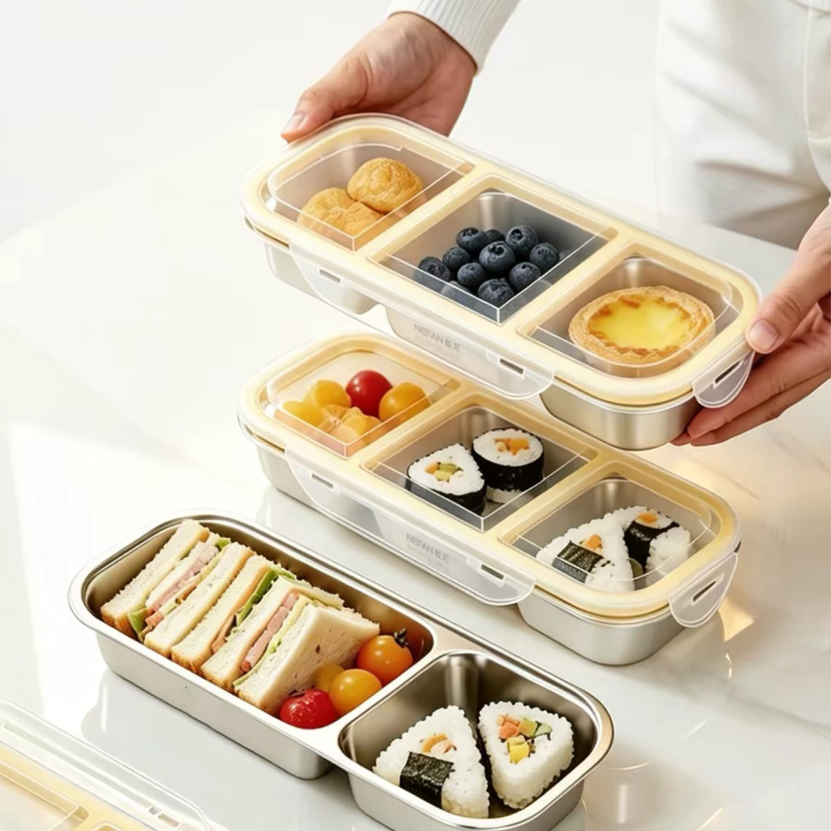 Stainless Steel Food Storage B - Food Storage Warehouse ulasan dan harga