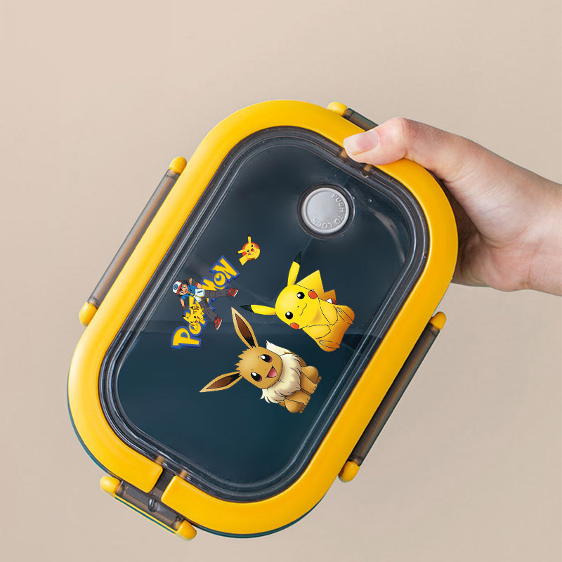Anime Cartoon Lunch Box Pok É  - Food Storage In Room ulasan dan harga