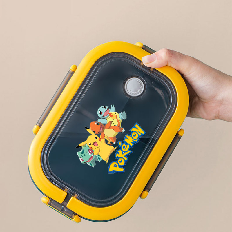 Anime Cartoon Lunch Box Pok É  - Food Storage In Room ulasan dan harga