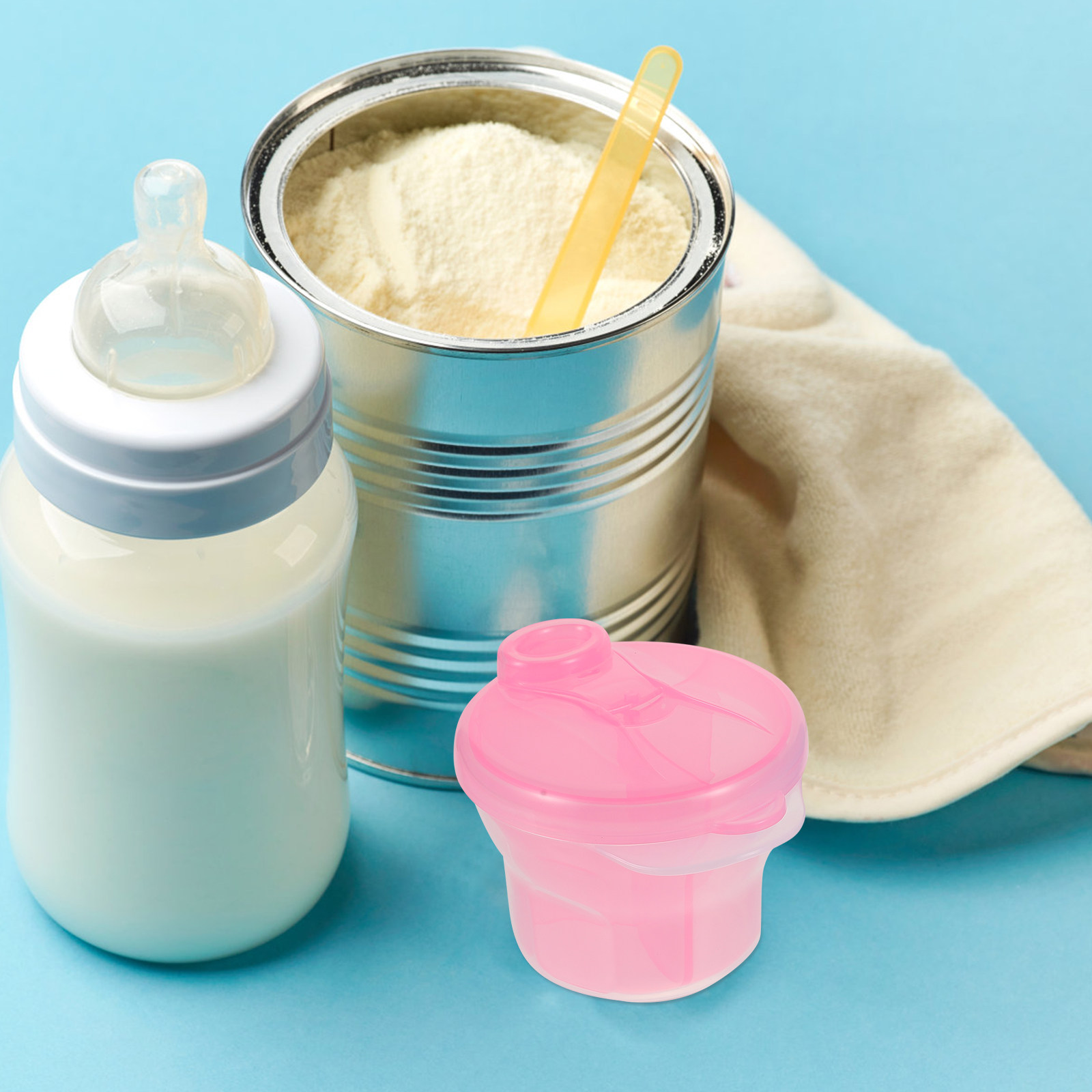 4Pcs Three Layer Snack Case Po - Food Storage For Baby ulasan dan harga