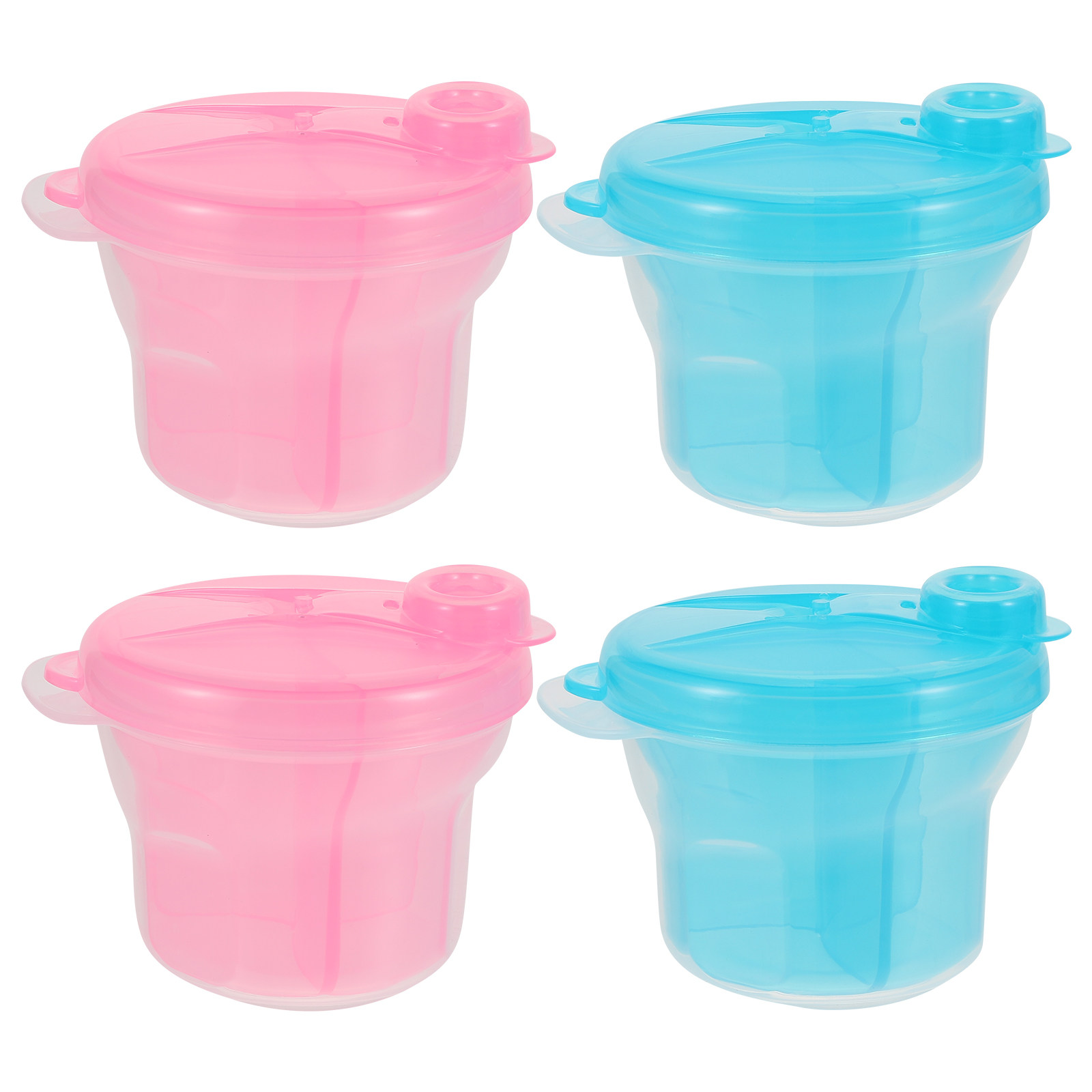 4Pcs Three Layer Snack Case Po - Food Storage For Baby ulasan dan harga