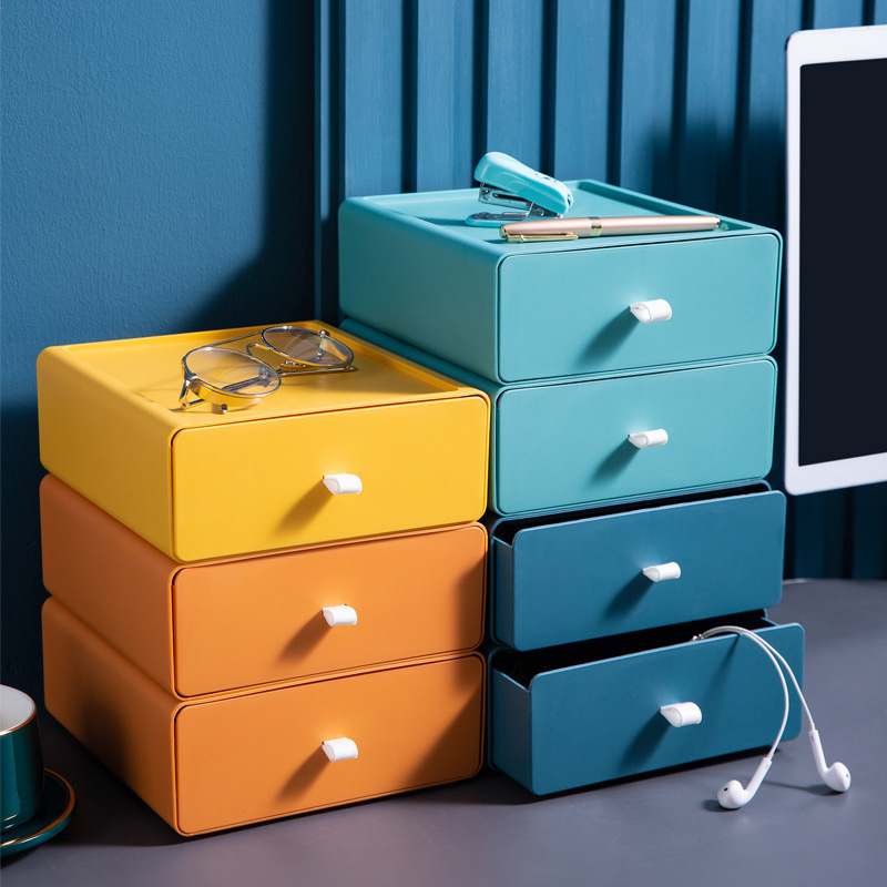 Plastic Storage Box Drawer Sty - Stackable Pantry Bin ulasan dan harga
