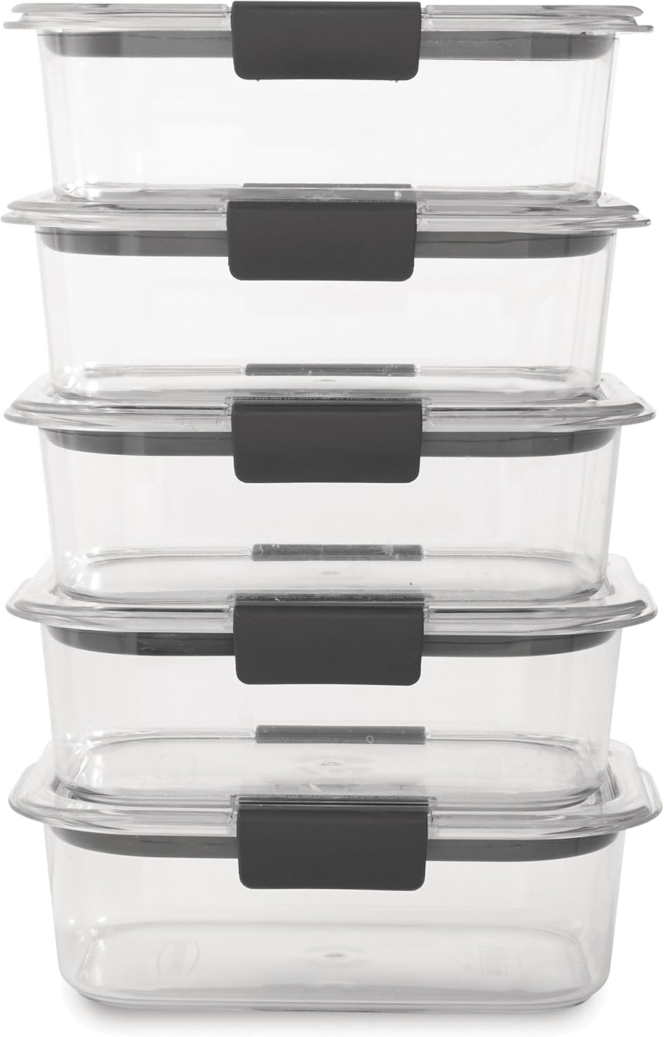Set of 5 BPA-Free Plastic Food - Food Storage Without Pantry ulasan dan harga
