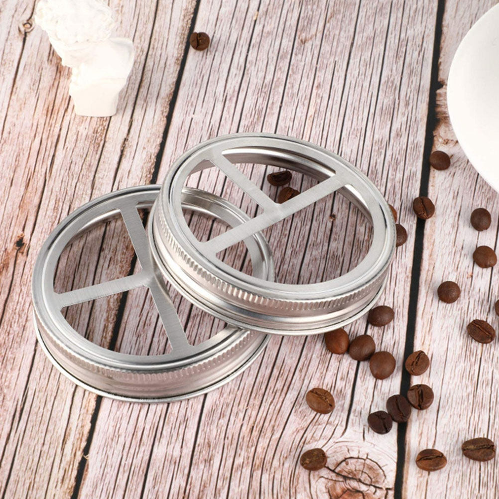 3Pcs Stainless Steel Mason Jar - Mason Jar Wide Mouth ulasan dan harga