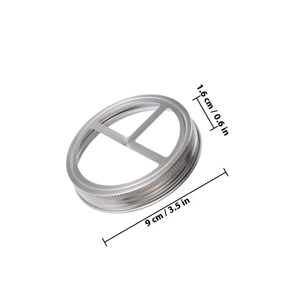 3Pcs Stainless Steel Mason Jar - Mason Jar Wide Mouth ulasan dan harga