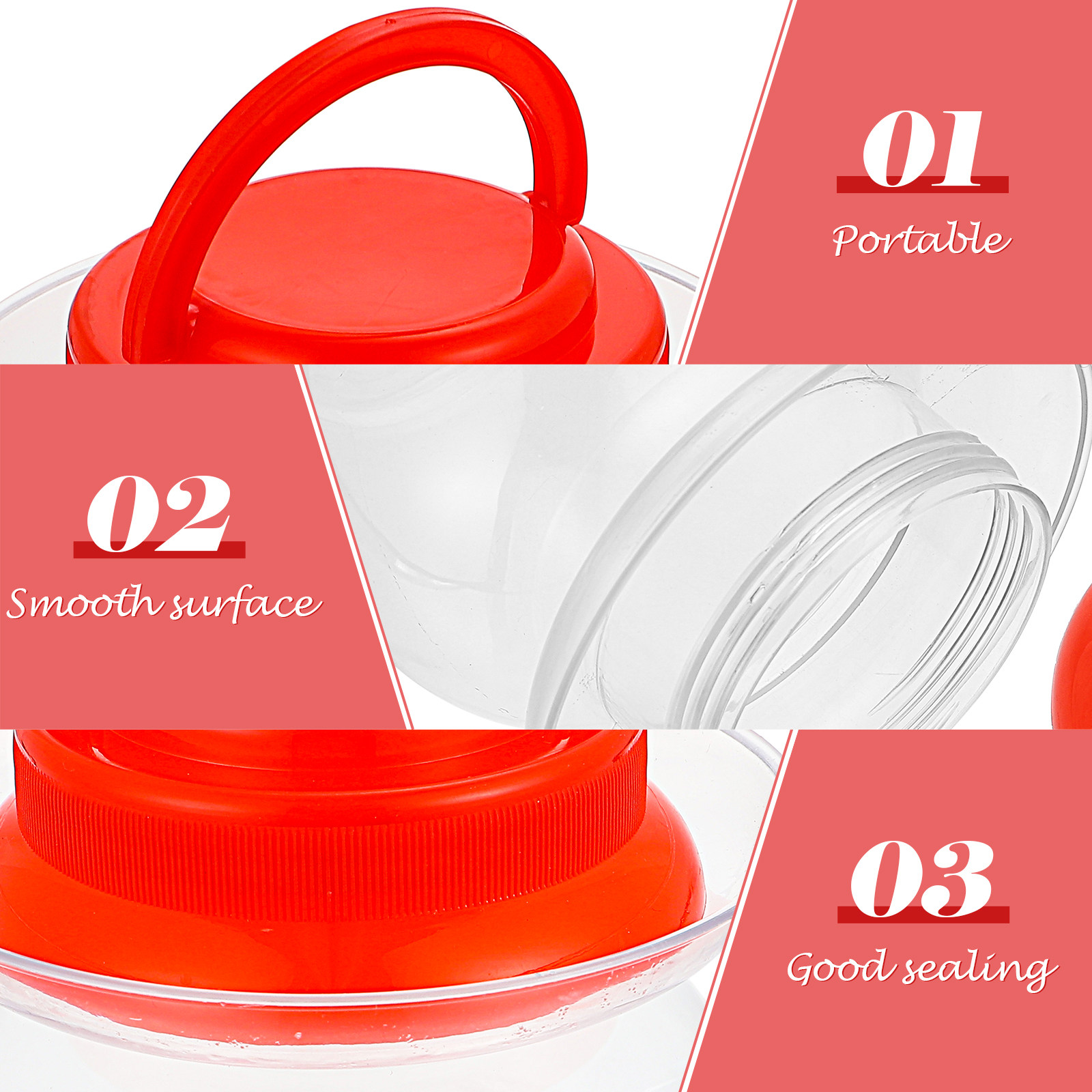 2Pcs Pickle Jar Household Plas - Food Storage Jars & Containers ulasan dan harga