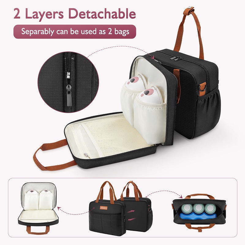 Detachable Breast Pump Bag wit - Food Storage For Baby ulasan dan harga