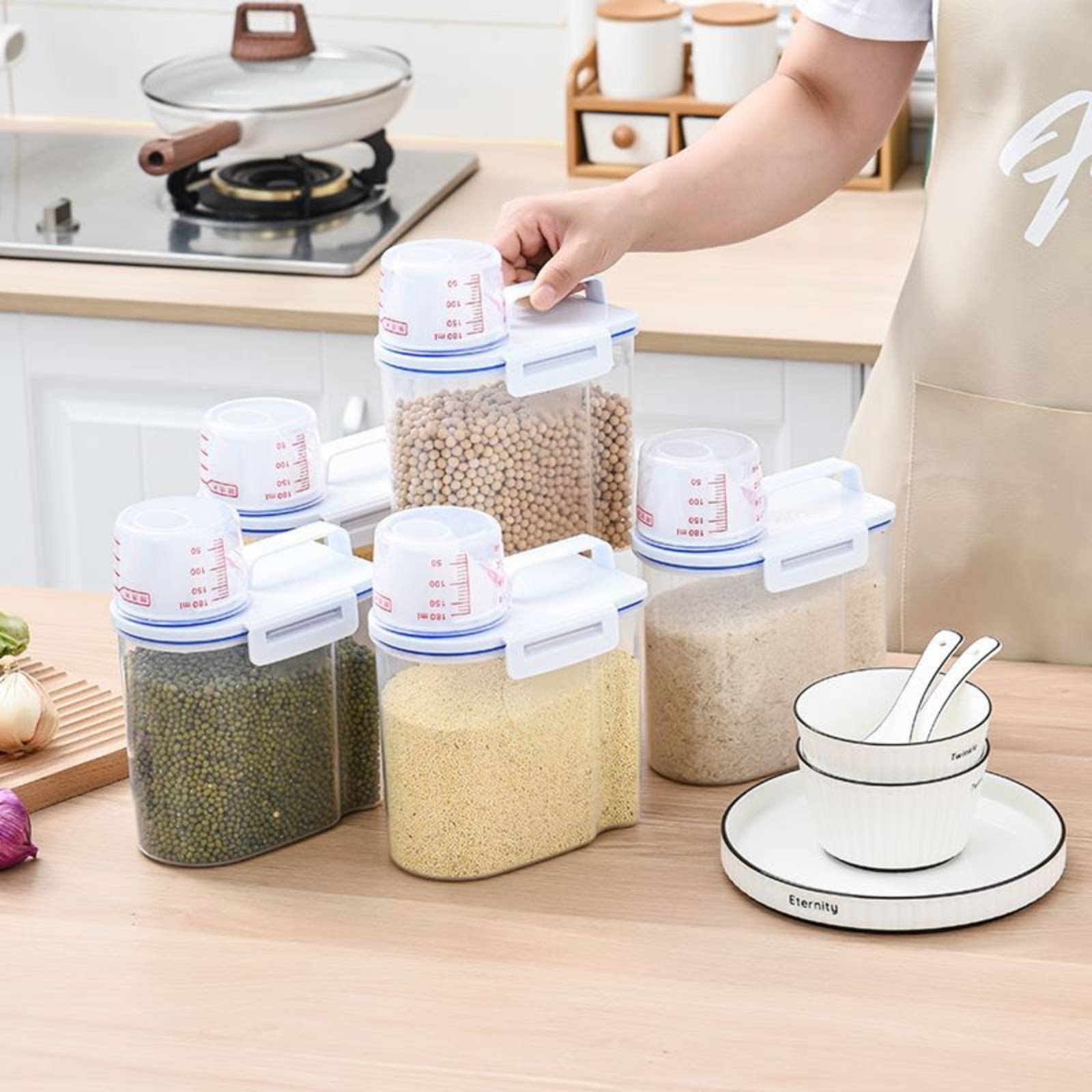 Rice Storage Container Safe Ri - Food Storage Dispenser ulasan dan harga