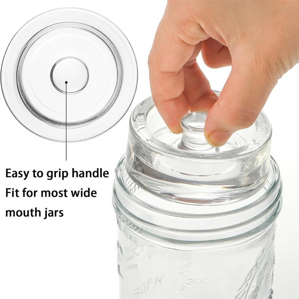 Glass Weights with Handle Clea - Mason Jar Wide Mouth ulasan dan harga