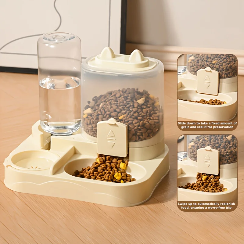 Ww-Durable Plastic 2-in-1 Auto - Food Storage Dispenser ulasan dan harga