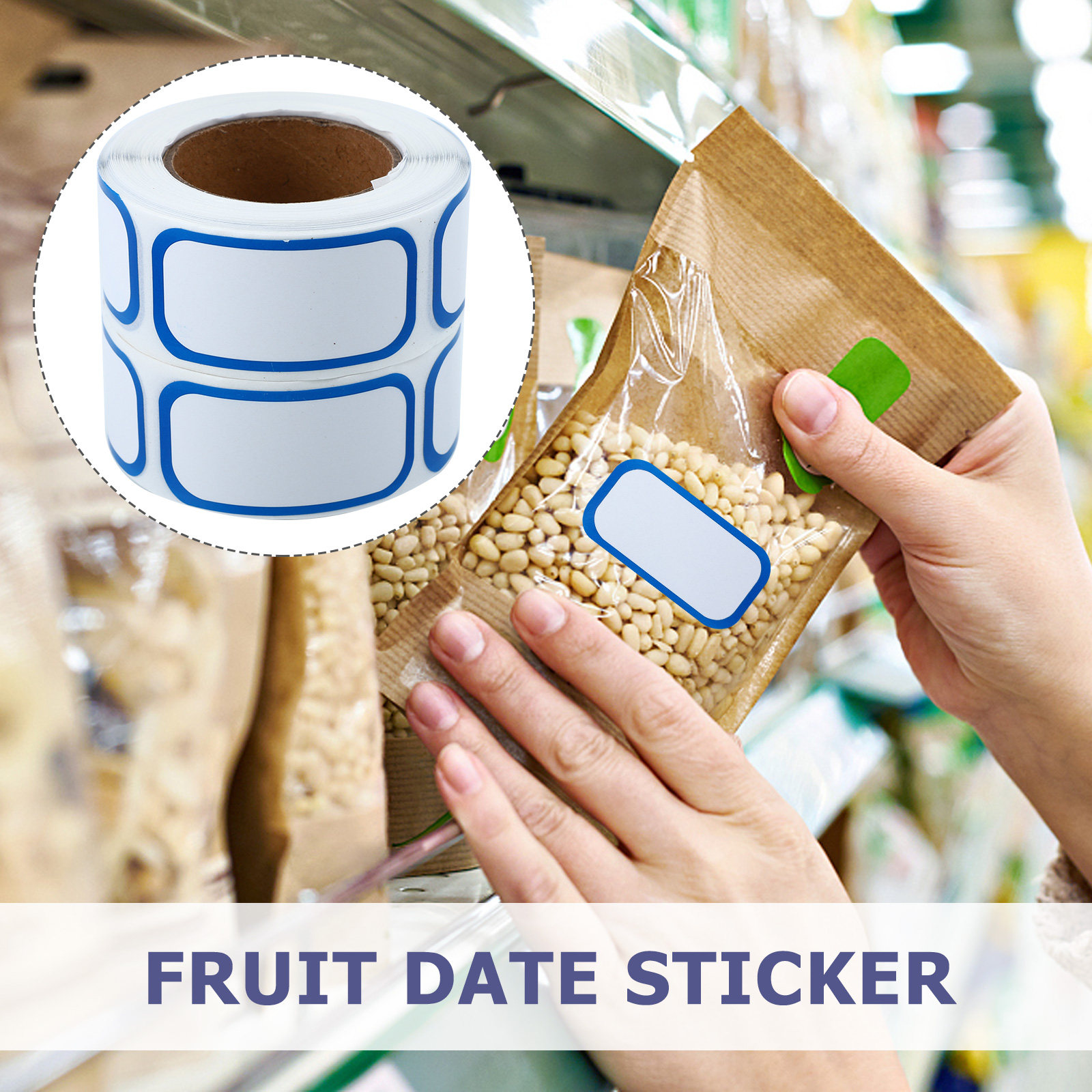 6 Rolls Date Label Stickers Fo - Food Storage Expiration Dates ulasan dan harga