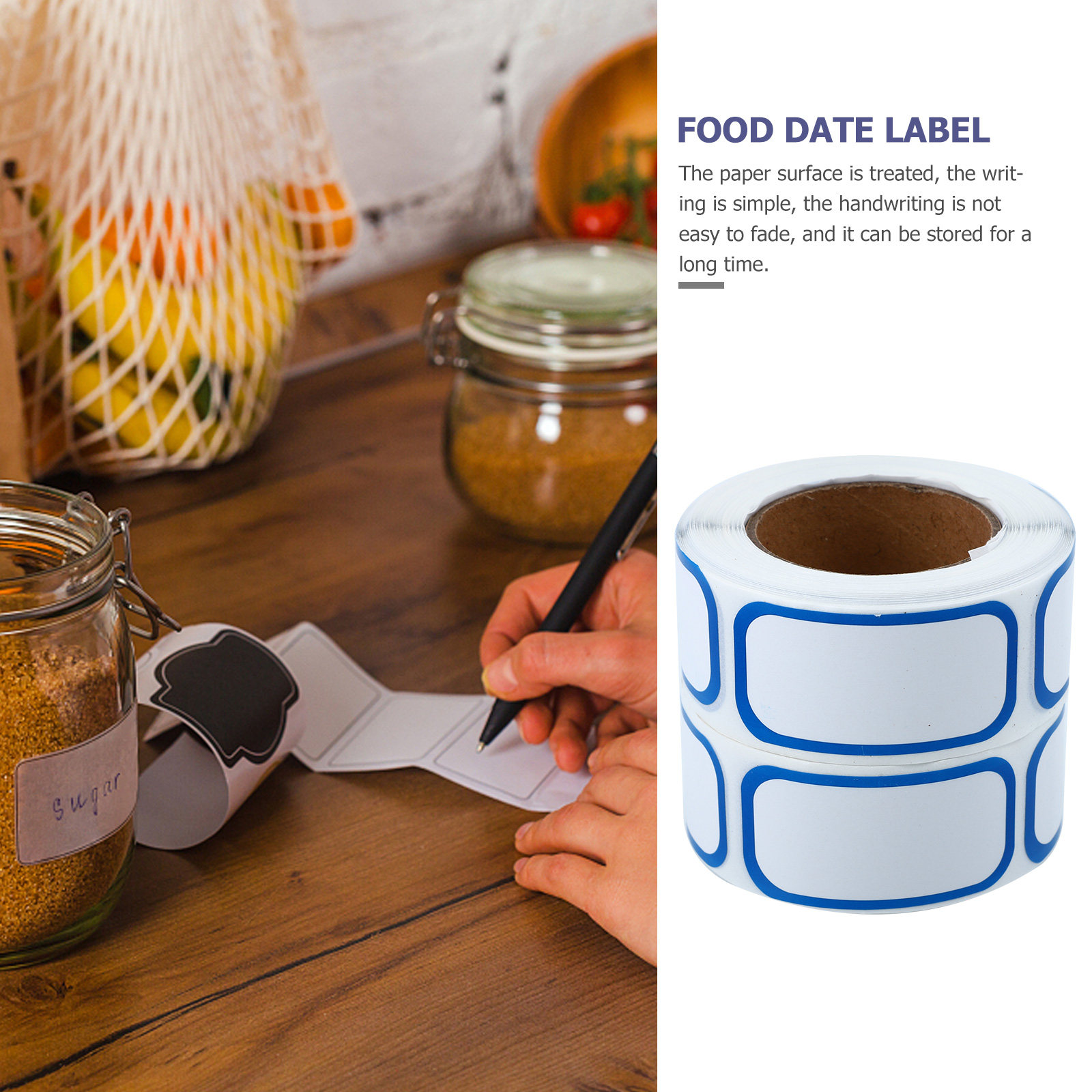 6 Rolls Date Label Stickers Fo - Food Storage Expiration Dates ulasan dan harga