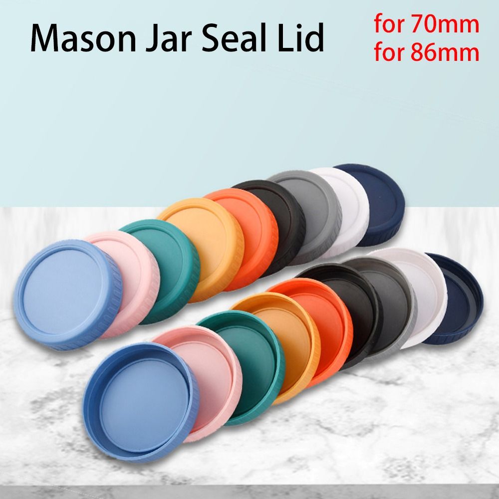 6Pcs 70mm 86mm Mason Jar Lids  - Mason Jar Wide Mouth ulasan dan harga