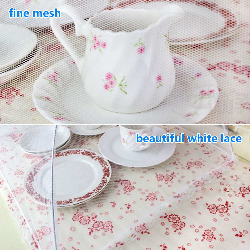 1-6pcs Foldable Food Mesh Cove - Food Storage Net ulasan dan harga