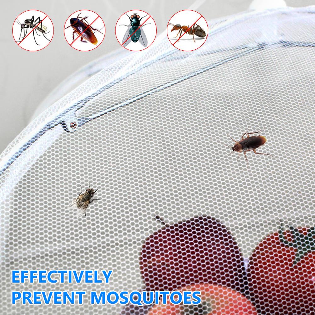 1-6pcs Foldable Food Mesh Cove - Food Storage Net ulasan dan harga