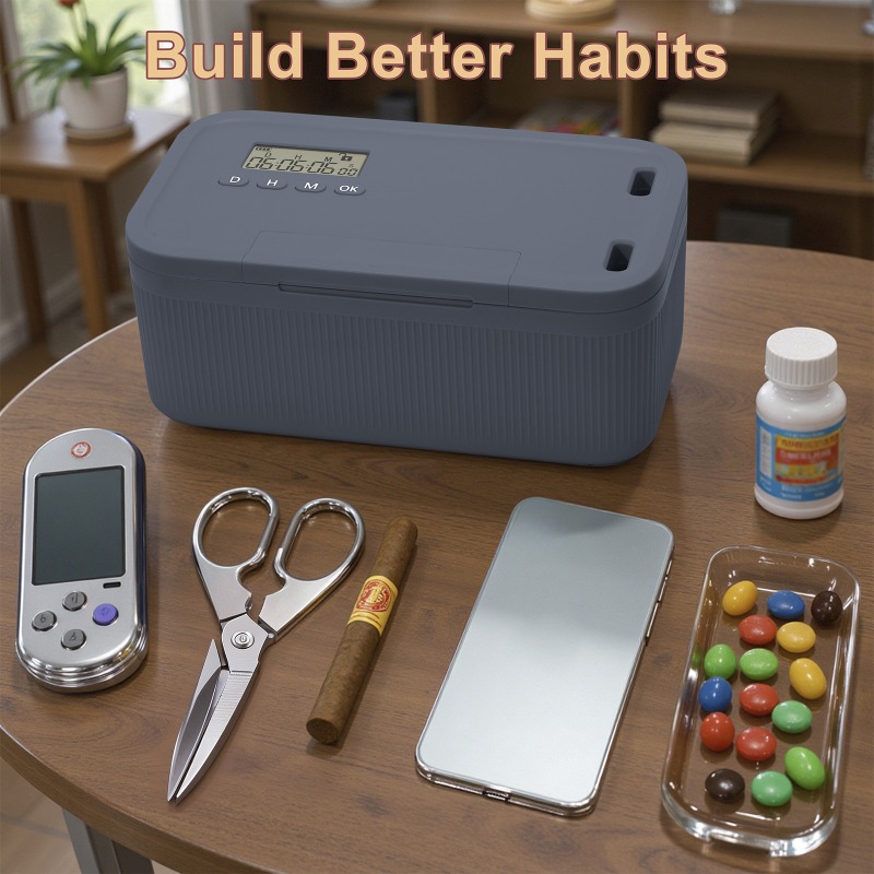 Lock Box with Timer Phone Lock - Food Storage Food Safety ulasan dan harga