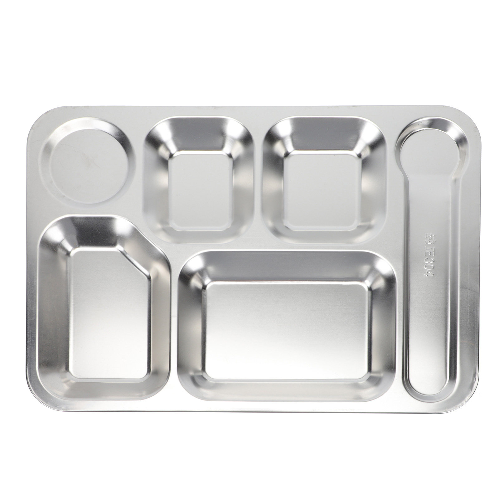 1pc Stainless Steel 6-Compartm - Food Storage Stainless Steel ulasan dan harga