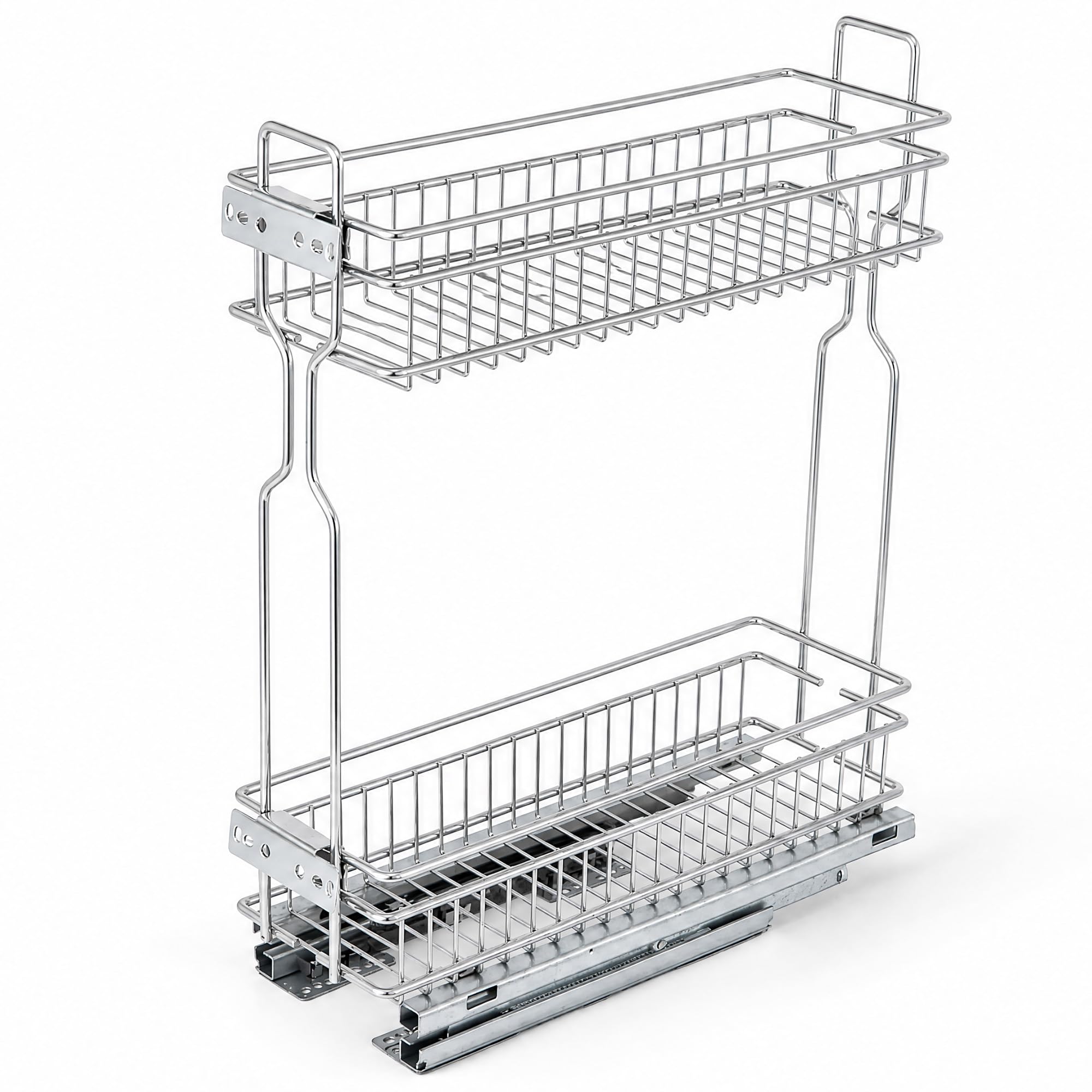 2-Tier Pull Out Cabinet Organi - Food Storage Without Pantry ulasan dan harga