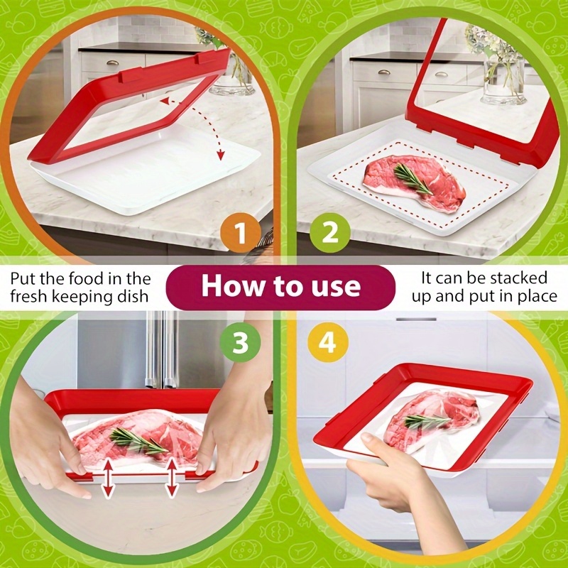 Food Preservation Tray Reusabl - Food Storage Food Safety ulasan dan harga