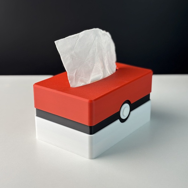Cartoon Poke  Ball Tissue Box  - Food Storage In Room ulasan dan harga