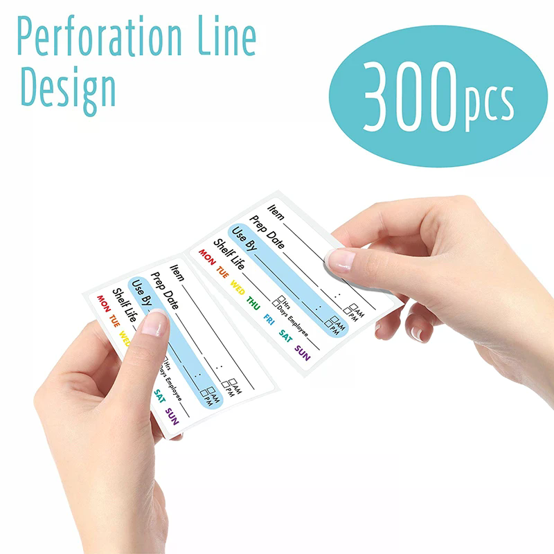 300Pcs/Roll Kitchen Date Food  - Food Storage Expiration Dates ulasan dan harga