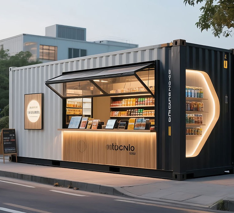 Prefab Container Coffee Shop M - Food Storage Heat ulasan dan harga