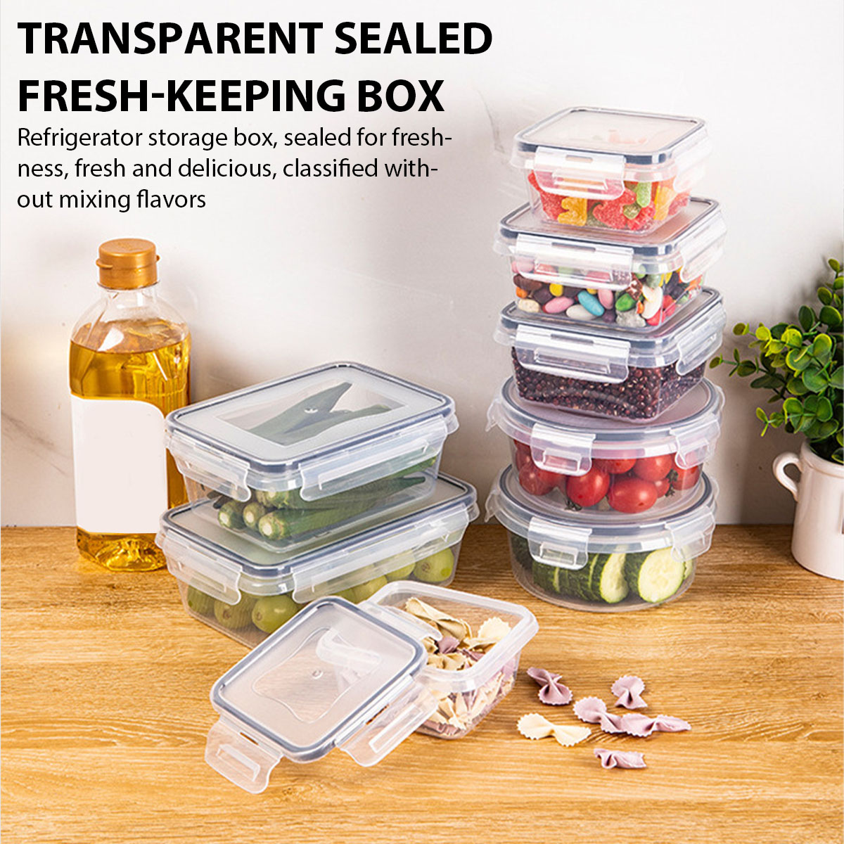 24Pcs/set Food Storage Box Set - Food Storage Containers Plastic Box ulasan dan harga