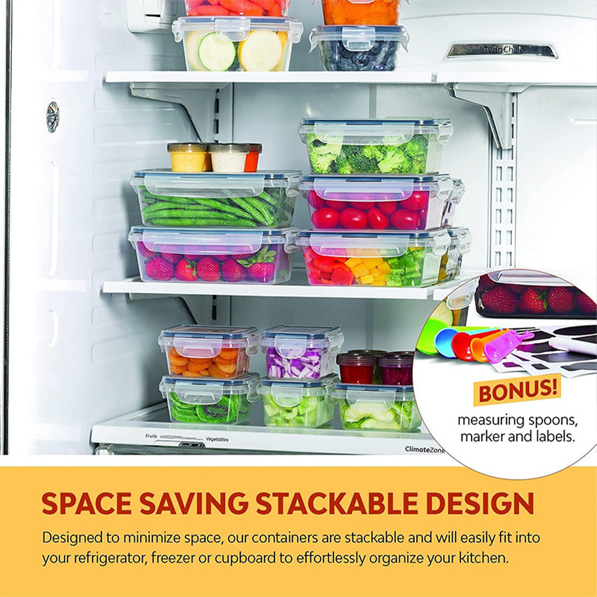 24Pcs/set Food Storage Box Set - Food Storage Containers Plastic Box ulasan dan harga