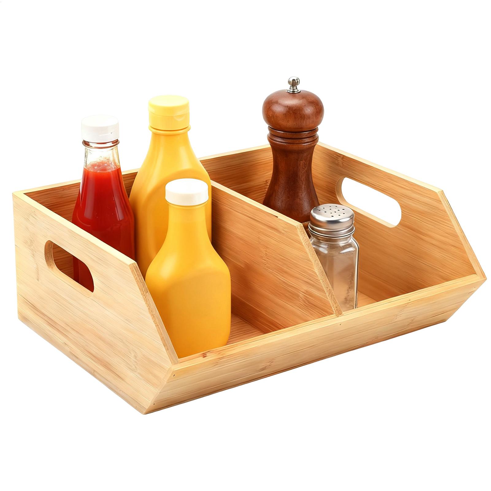 Pantry Storage Bins Wooden Con - Stackable Pantry Bin ulasan dan harga