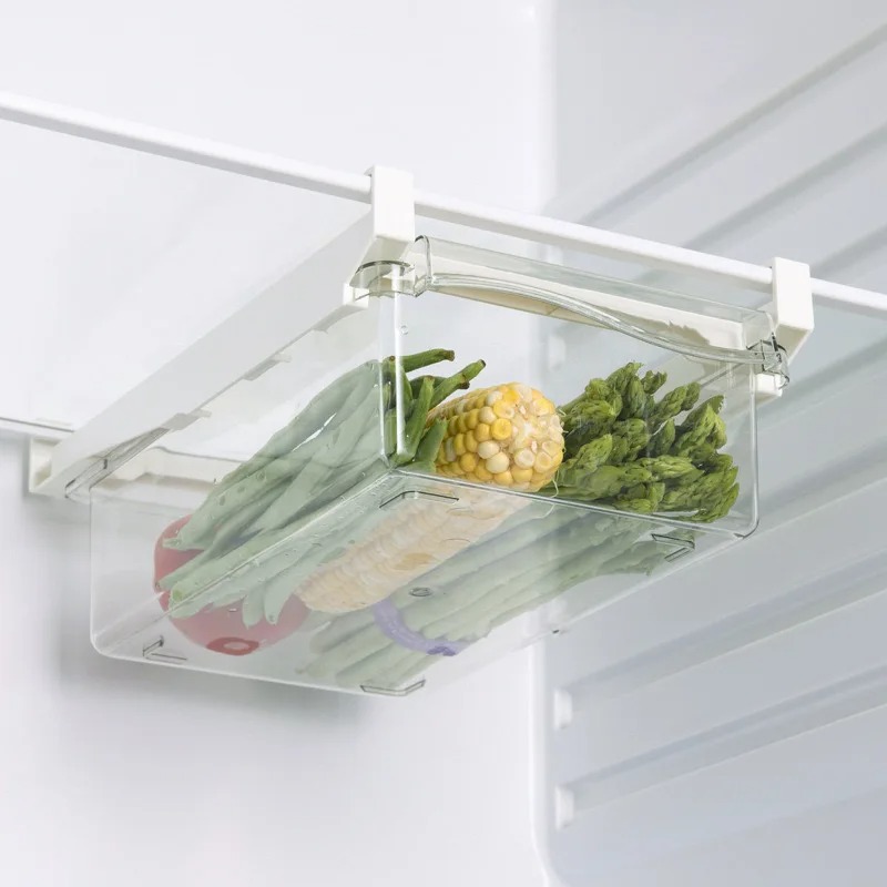 Clear Fruit Organizer Rack Hol - Food Storage Containers Plastic Box ulasan dan harga