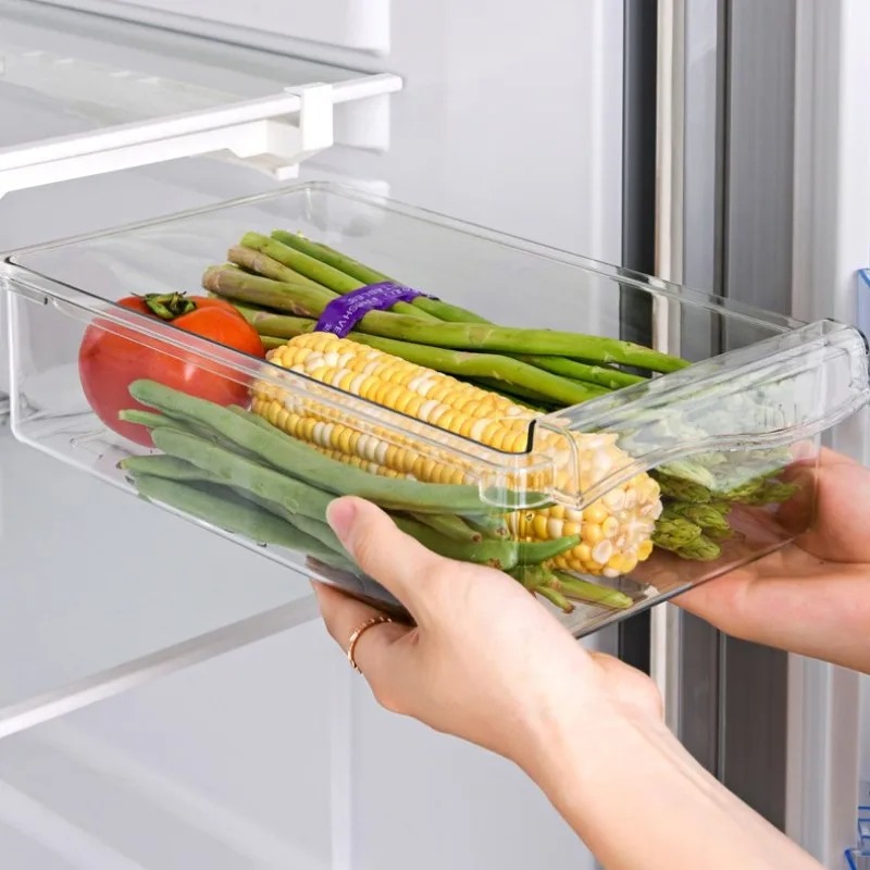 Clear Fruit Organizer Rack Hol - Food Storage Containers Plastic Box ulasan dan harga