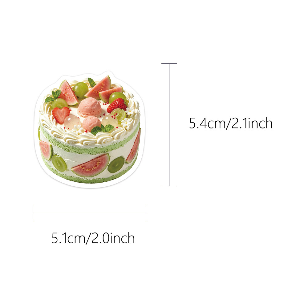 50Pcs Cartoon Matcha Aesthetic - Food Storage Journal ulasan dan harga