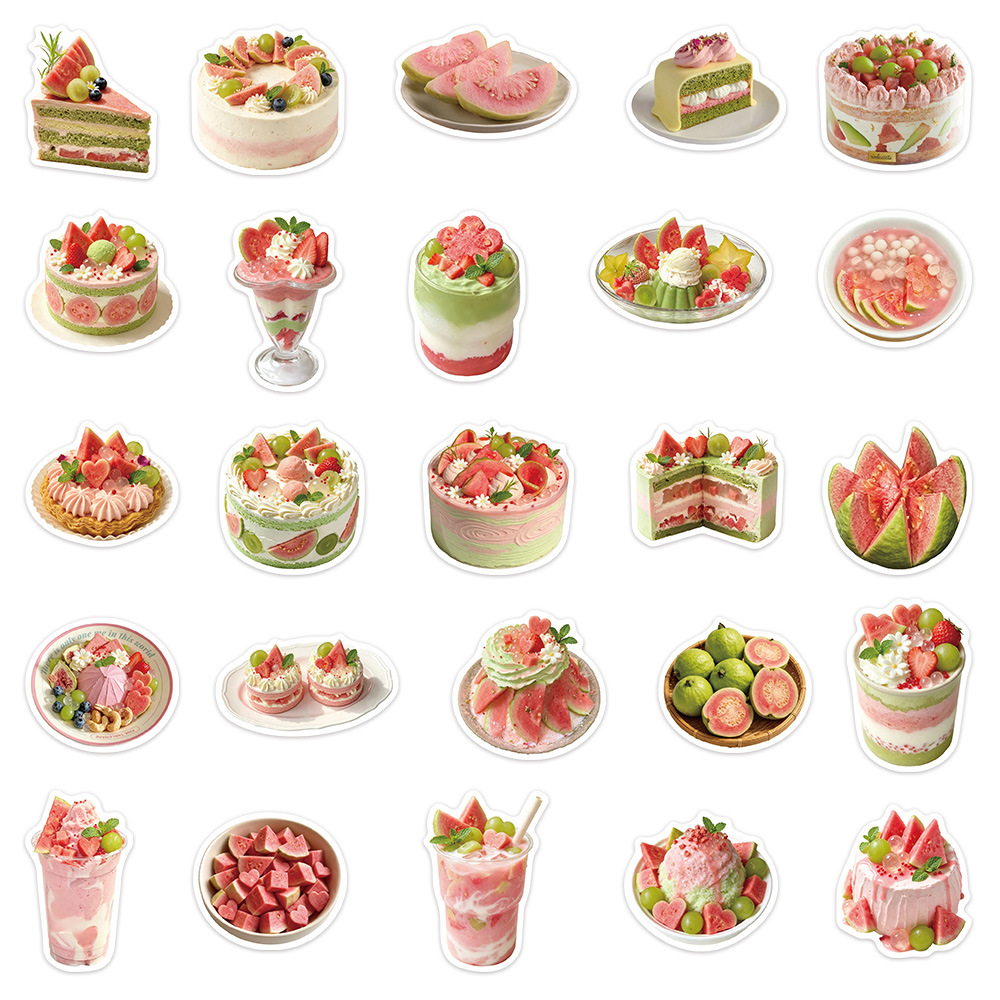 50Pcs Cartoon Matcha Aesthetic - Food Storage Journal ulasan dan harga