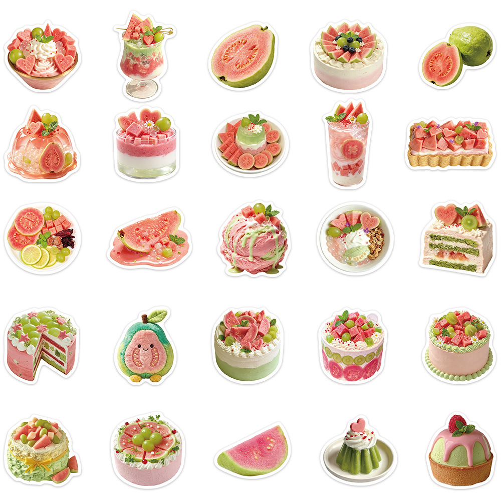 50Pcs Cartoon Matcha Aesthetic - Food Storage Journal ulasan dan harga