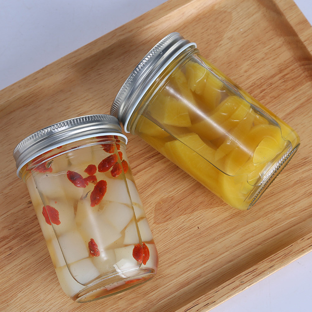 4Pcs Jam Canning Jars Glass Se - Food Storage Glass Containers ulasan dan harga