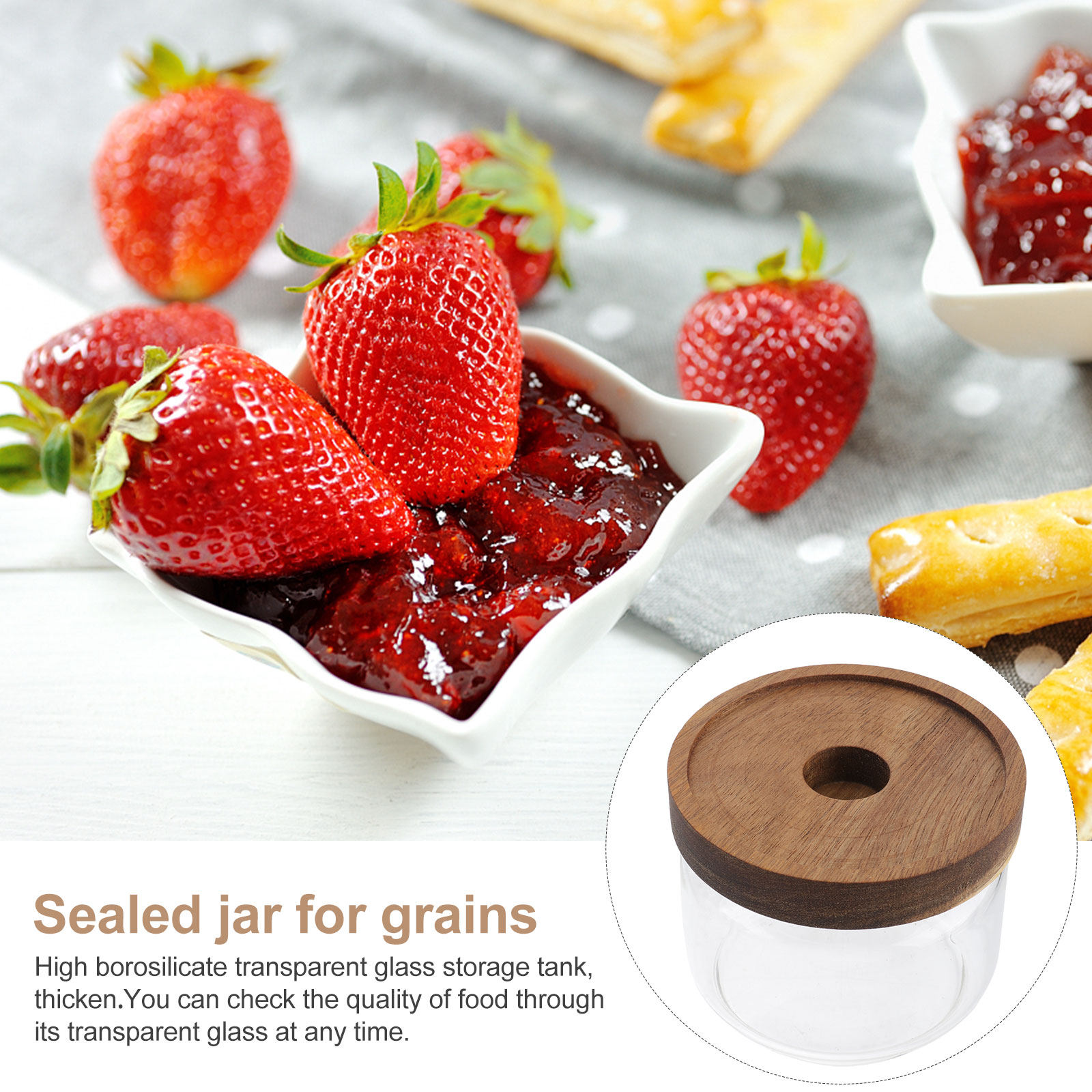 Glass Sealed Food Storage Jars - Food Storage Jars & Containers ulasan dan harga