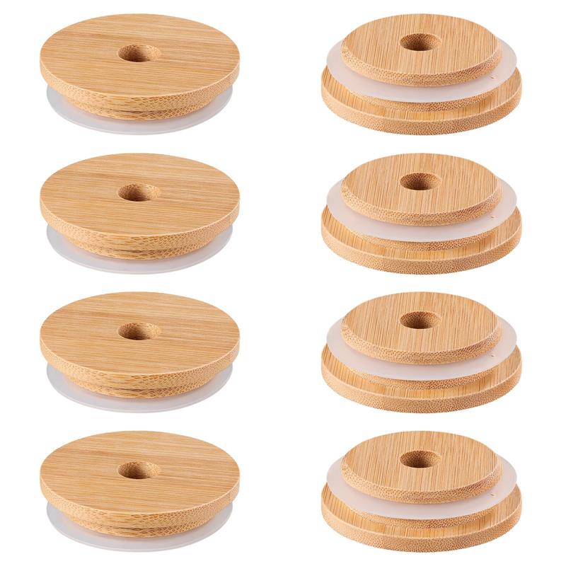 Jar Lids Straw Lid With Glass  - Mason Jar Wide Mouth ulasan dan harga