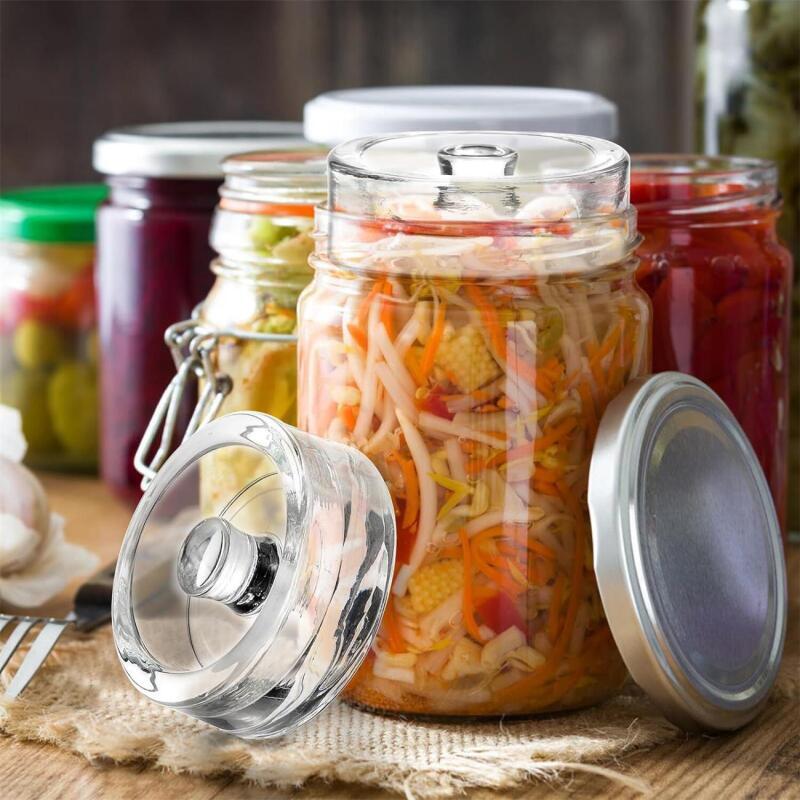 Wide Mouth Fermentation Weight - Food Storage Glass Containers ulasan dan harga