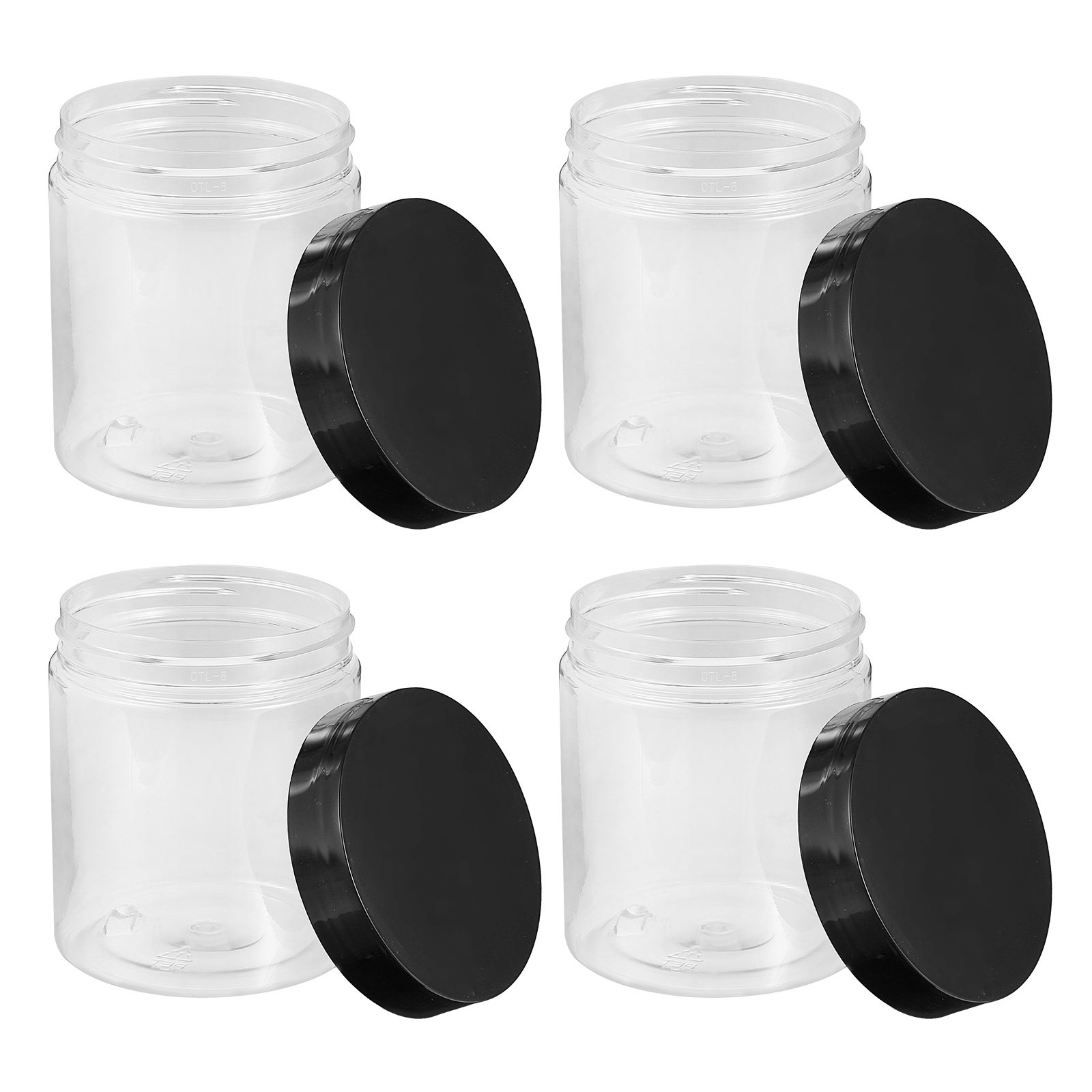 12Pcs Clear Plastic Storage Ja - Food Storage Jars & Containers ulasan dan harga