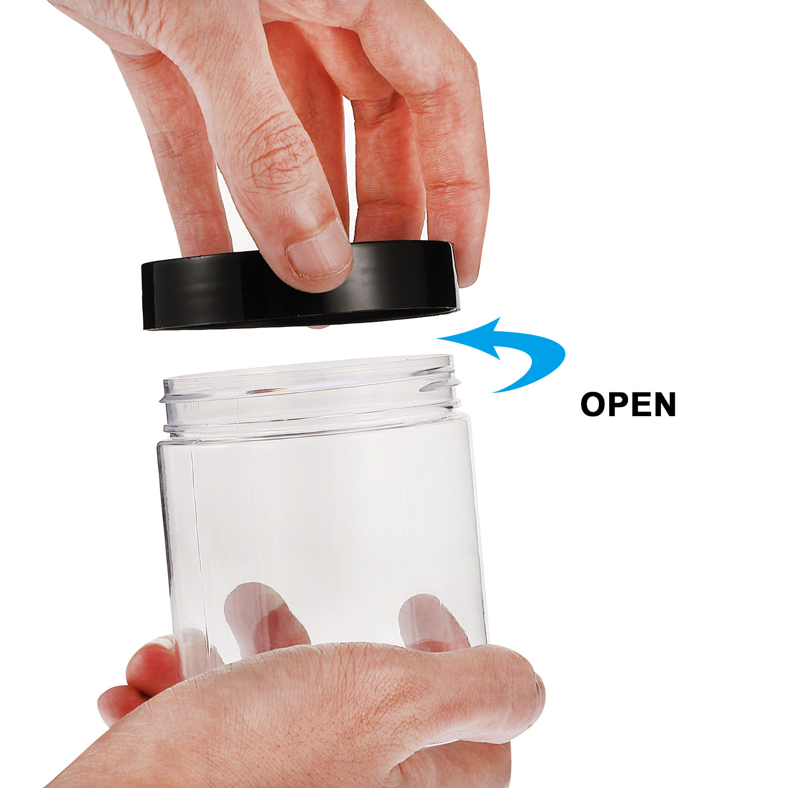 12Pcs Clear Plastic Storage Ja - Food Storage Jars & Containers ulasan dan harga